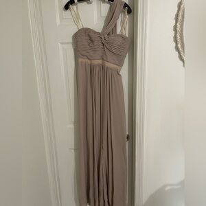Bridesmaid dress taupe BCBG